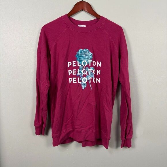 Everyday Tops - Peloton Womens Small Crewneck Sweatshirt Pink Everyday Oversized